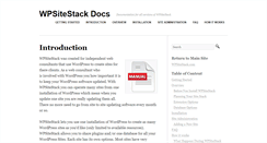 Desktop Screenshot of docs.wpsitestack.com